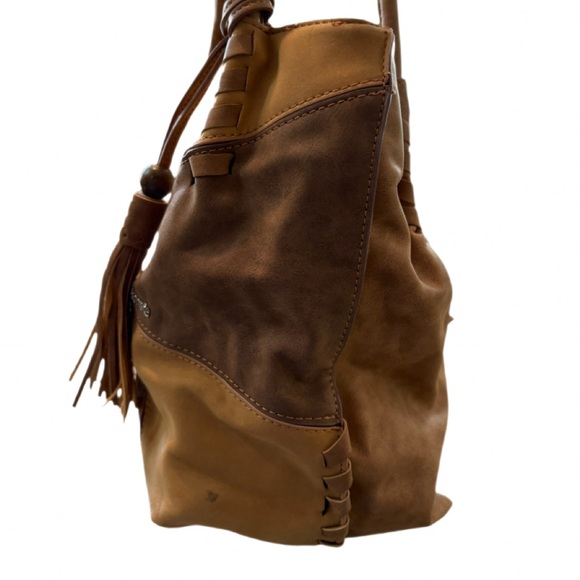 Kenzie Bag Brown Patchwork Design - Picture 7 of 11